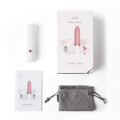 Magic Motion - Magic Lotus App-Controlled Lip Stick Mini Vibrator (Pink)