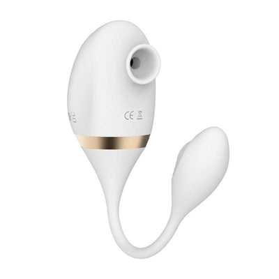 MyToys - My Secret Egg and Clitoral Air Stimulator (White)