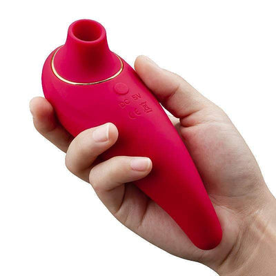 MyToys - Seahorse Dual G Spot Vibrator with Clitoral Air Stimulator (Red)
