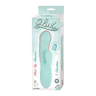 Nasstoys - Luv Heat Up Thruster Rabbit Vibrator (Aqua)