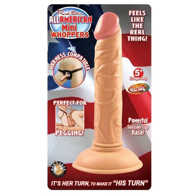 Nasstoys - Real Skin All American Mini Whopper 5" Straight Dong (Beige)