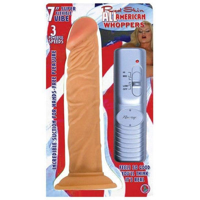 Nasstoys - Real Skin All American Whoppers 7" Vibrating (Beige)