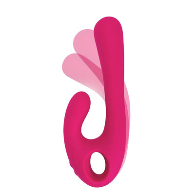 Nomi Tang - Flex Bi Bendable Dual Stimulator Rabbit Vibrator (Hot Pink)