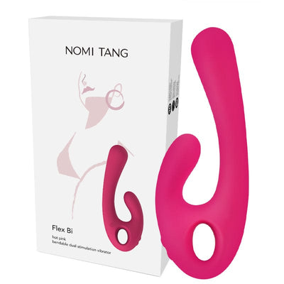 Nomi Tang - Flex Bi Bendable Dual Stimulator Rabbit Vibrator (Hot Pink)