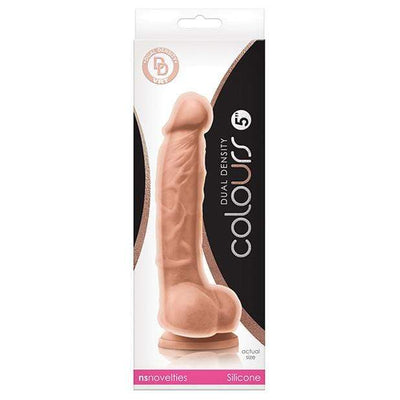 NS Novelties - Colours Dual Density Realistic Dildo 5" (Beige)