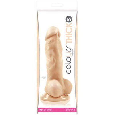 NS Novelties - Colours Pleasures Thick Realistic Dildo 5" (Beige)