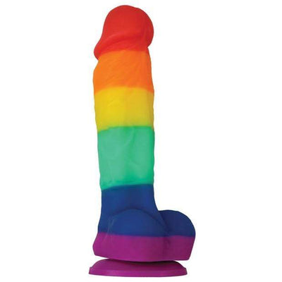NS Novelties - Colours Pride Edition Silicone Dildo with Suction Cup 5" (Multi Colour)