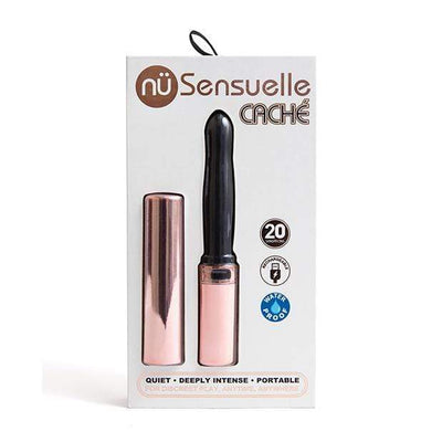 NU - Sensuelle Cache 20 Functions Covered Lip Stick Vibrator (Rose Gold)