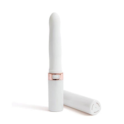 NU - Sensuelle Cache 20 Functions Covered Lip Stick Vibrator (White)
