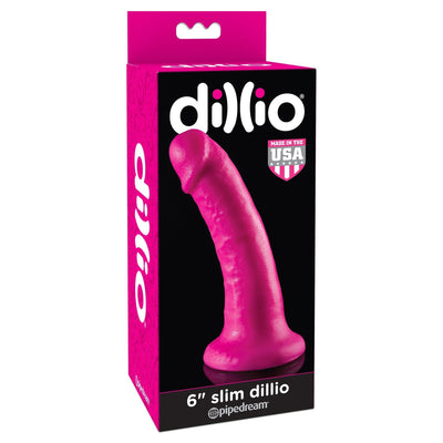 Pipedream - Dillio 6" Slim Dillio Dildo (Pink)