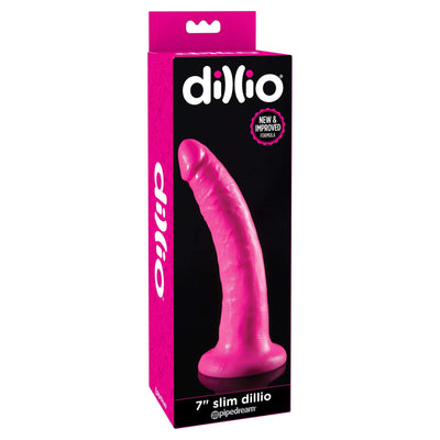 Pipedream - Dillio Slim Dildo 7" (Pink)