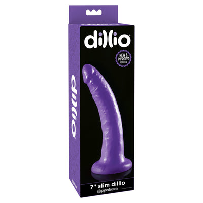 Pipedream - Dillio Slim Dildo 7" (Purple)