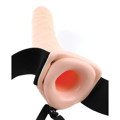Pipedream - Fetish Fantasy Series Hollow Strap On with Dildo 8" (Flesh)
