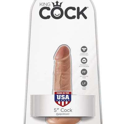 Pipedream - King Cock 5" Cock (Brown)