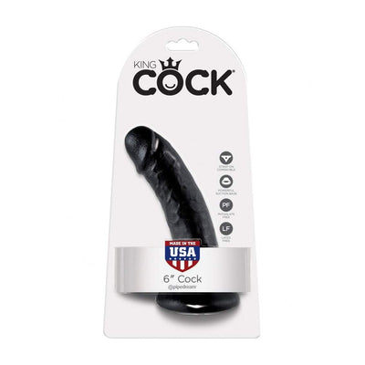 Pipedream - King Cock  6" Cock (Black)