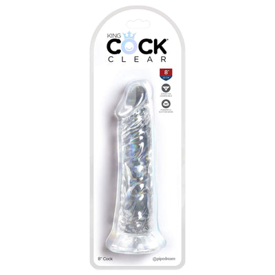 Pipedream - King Cock Clear Cock Dildo 8" (Clear)
