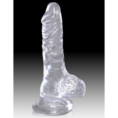 Pipedream - King Cock Clear Cock with Balls 4" (Clear)