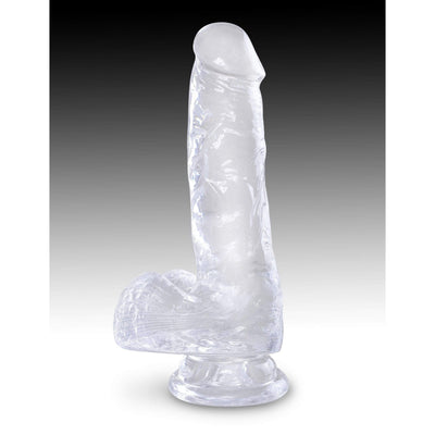 Pipedream - King Cock Clear Cock with Balls 6" (Clear)