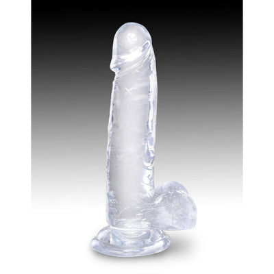 Pipedream - King Cock Clear Cock with Balls  Dildo 7" (Clear)