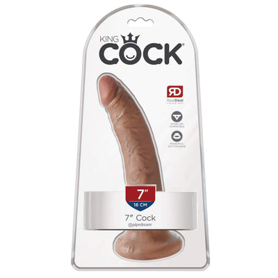 Pipedream - King Cock Dildo 7" (Brown)