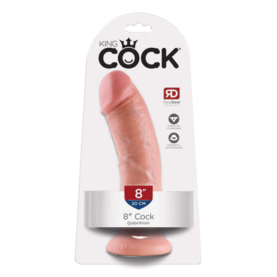 Pipedream - King Cock Dildo 8" (Beige)