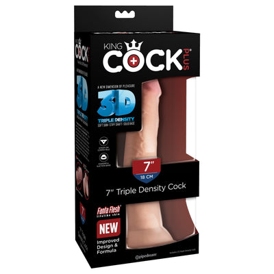 Pipedream - King Cock Plus Triple Density Cock 7" (Beige)