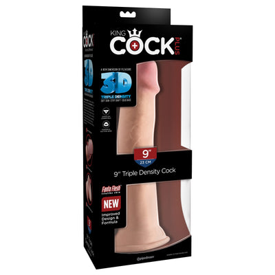 Pipedream - King Cock Plus Triple Density Cock 9" (Beige)