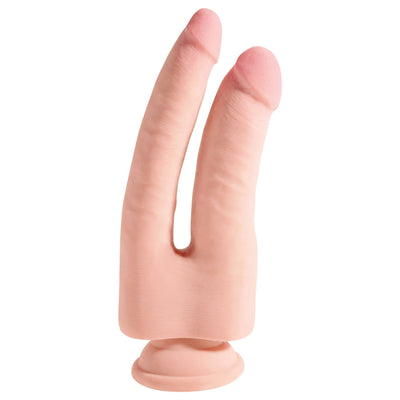 Pipedream - King Cock Plus Triple Density Double Penetrator 9.5" (Beige)