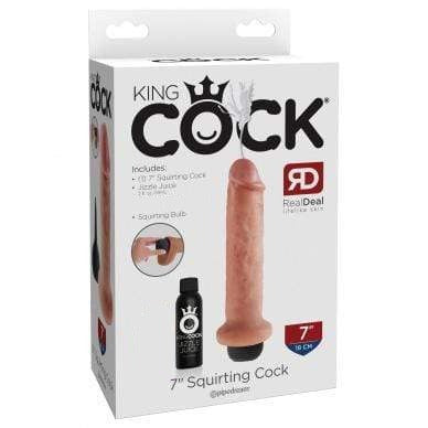 Pipedream - King Cock Squirting Cock 7" (Beige)