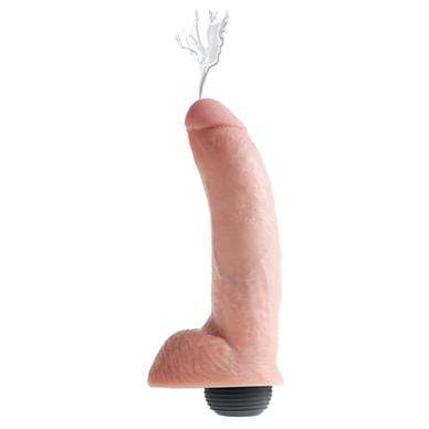 Pipedream - King Cock Squirting Cock with Balls 9" (Beige)