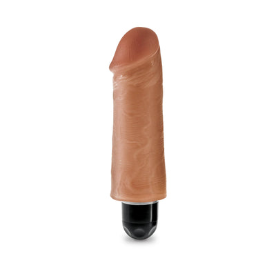 Pipedream - King Cock Vibrating Stiffy Dildo 5" (Tan)