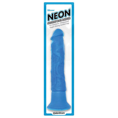Pipedream - Neon Luv Touch Silicone Wall Banger Vibrating Dildo (Blue)