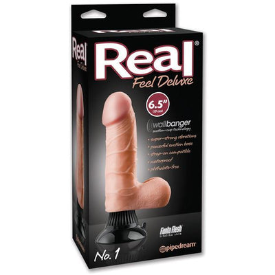 Pipedream - Real Feel Deluxe No. 1 Vibrator 6.5" (Flesh)