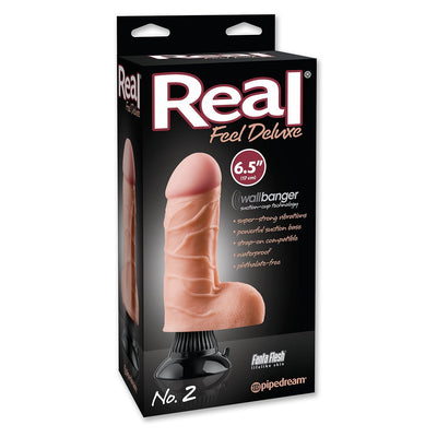 Pipedream - Real Feel Deluxe No. 2 Vibrating Dildo 6.5" (Flesh)