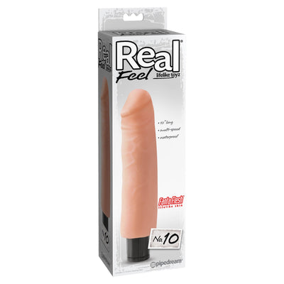 Pipedream - Real Feel No. 10 Vibrating Dildo (Beige)