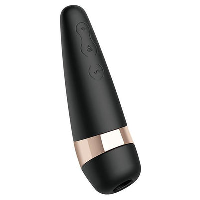 Satisfyer - Pro 3+ Air Pulse Vibration Clitoral Air Stimulator (Black)