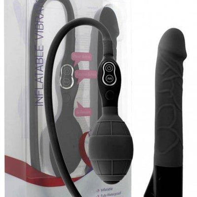 Seven Creations - Inflatable Vibrator (Black)