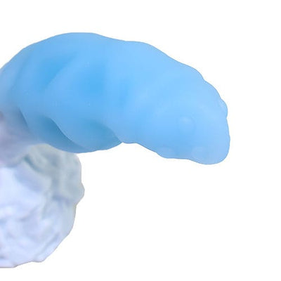 Tomax - Ice Dragon Slim Regular Silicone Dildo (Ice Blue)