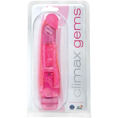Topco - Climax Gems Fuchsia Phallus Vibrator (Pink)