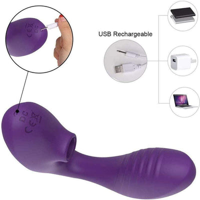 Tracy's Dog - Clitoral Air Stimulator Vibrator (Purple)