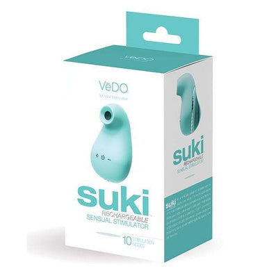 VeDO - Suki Rechargeable Sensual Vibrating Clitoral Air Stimulator (Tease Me Turqouise)