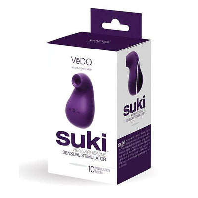 VeDO - Suki Rechargeable Sensual Vibrating Clitoral Air Stimulator (Purple)