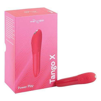We Vibe - Tango X Power Play Rechargeable Discreet Vibrator (Cherry Red)
