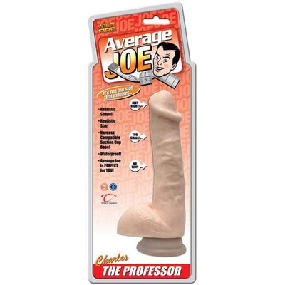 WildFire - Average Joe The Professor Charles Dildo 7.5" (Beige)